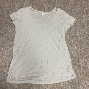 Grey James Perse Short Sleeve Tee Shirt